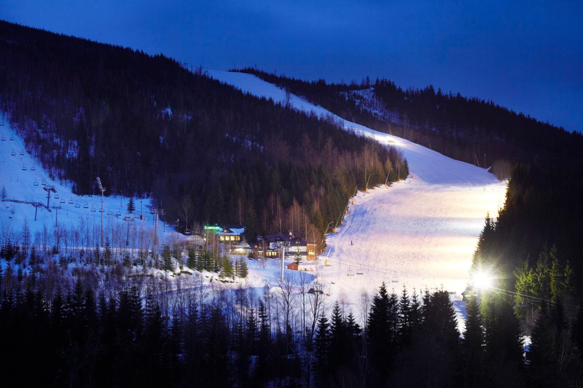 Spa Hotel Bily Horec Harrachov Bagian luar foto